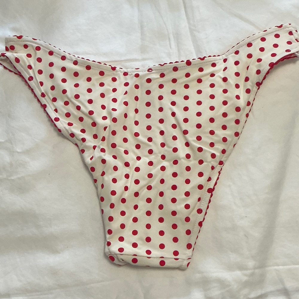 Pink by Frankie’s Red Polka Dot Bikini Set - Picture 2 of 5